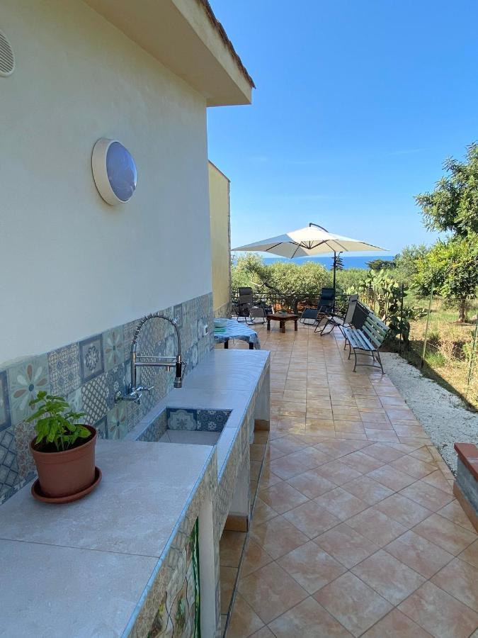 Villa L'Orizzonte Di Calabianca Castellammare del Golfo Bagian luar foto