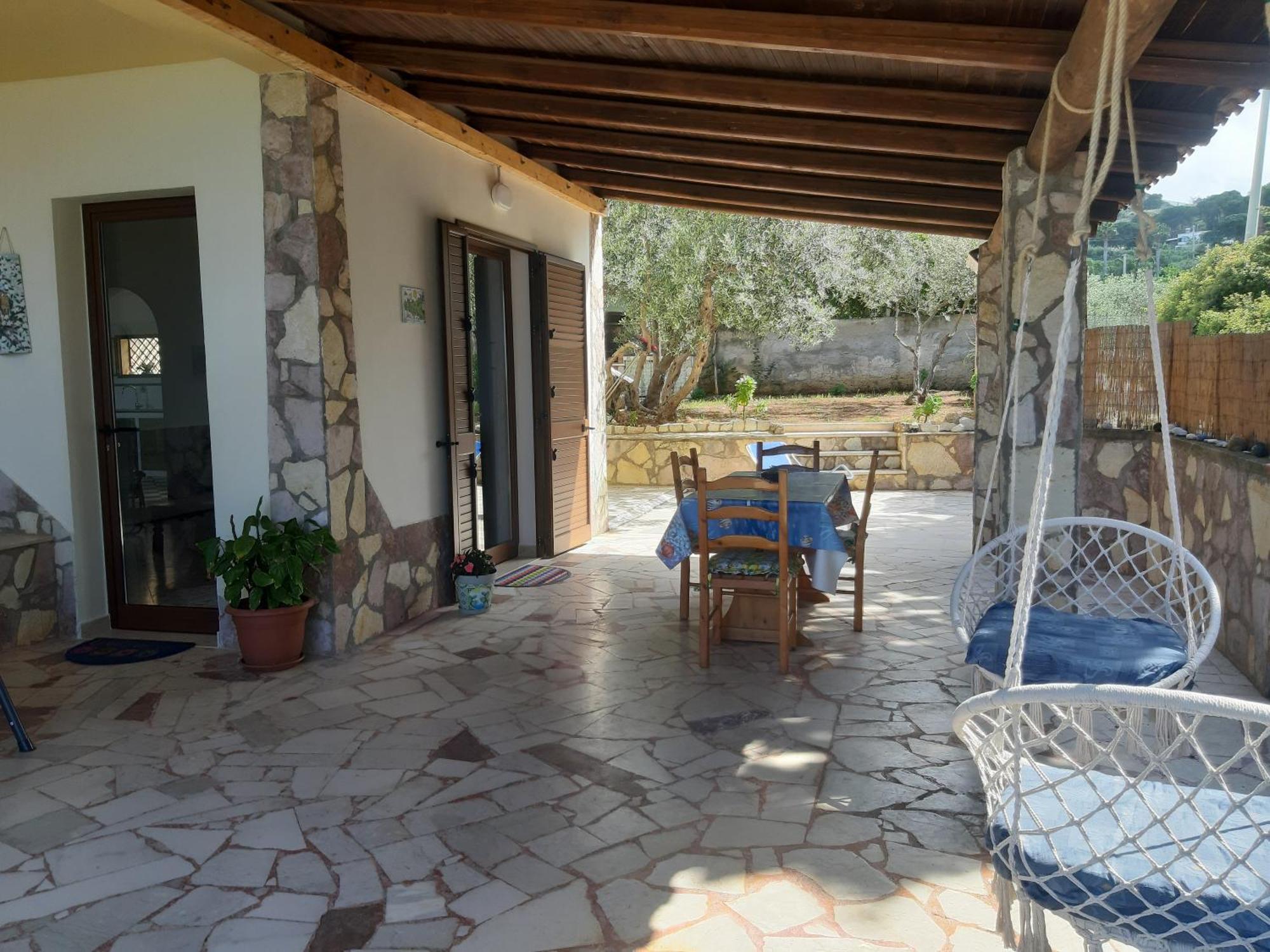 Villa L'Orizzonte Di Calabianca Castellammare del Golfo Bagian luar foto