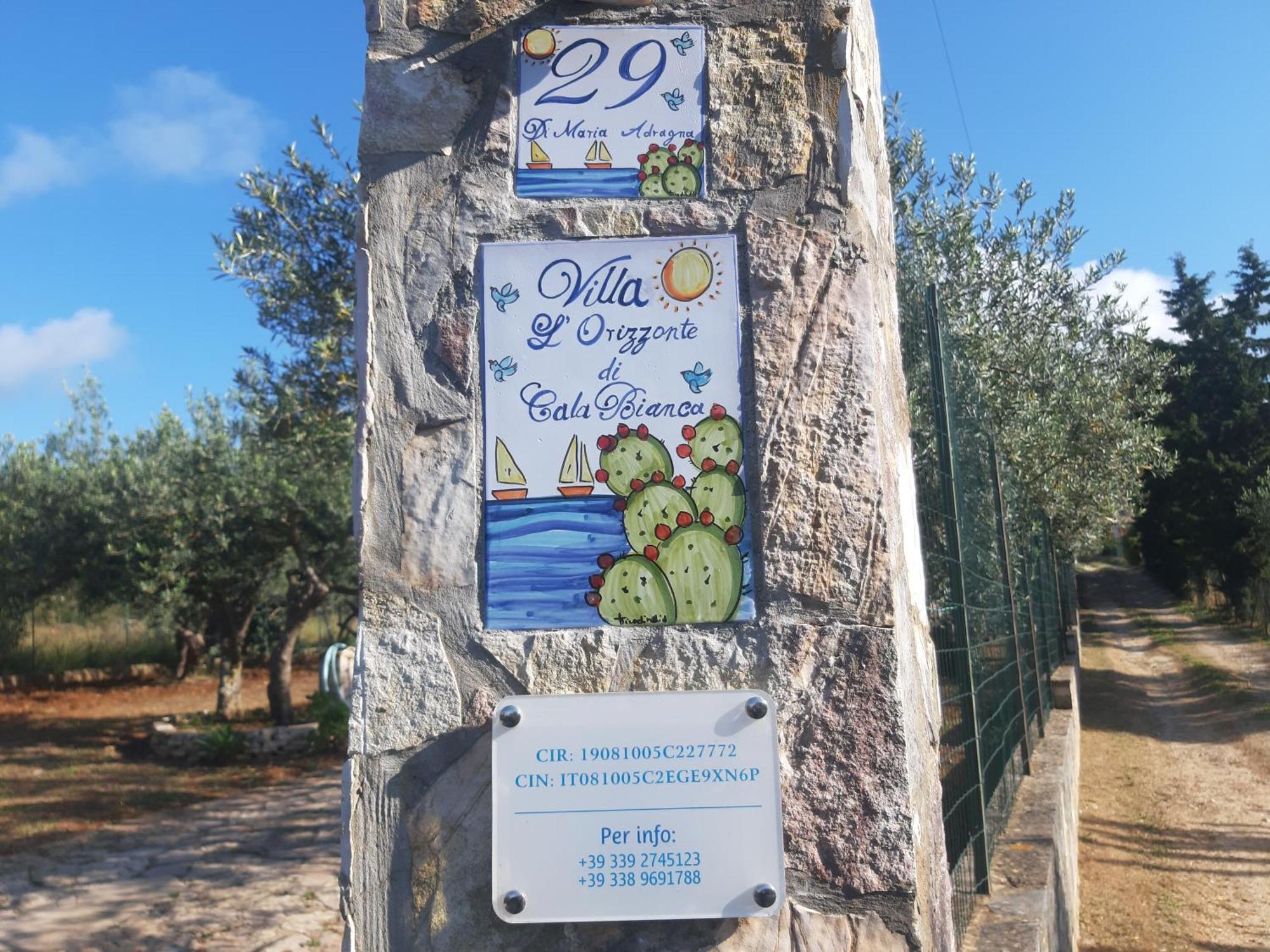 Villa L'Orizzonte Di Calabianca Castellammare del Golfo Bagian luar foto